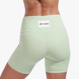 STAUD X NEW BALANCE limited edition shorts